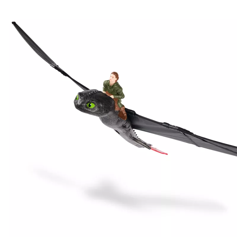 Zdalnie sterowany latający smok Toothless od Spin Master — Jak wytresować smoka, RC z pilotem