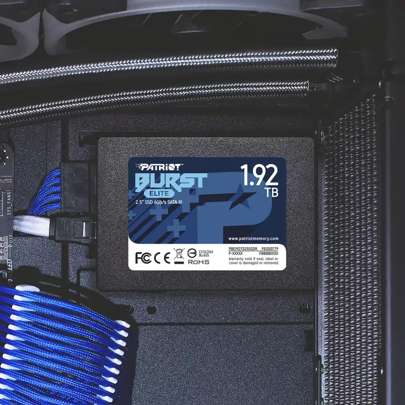 Dysk SSD Patriot Burst Elite 1.92TB 2.5 cala SATA 3.0 PBE192TS25SSDR