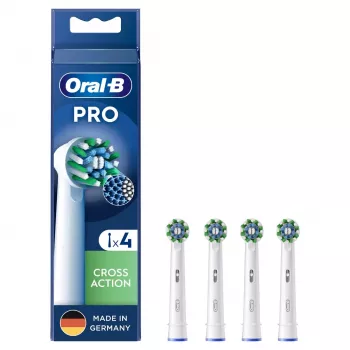 Oral-B CrossAction 4 szt. Biały