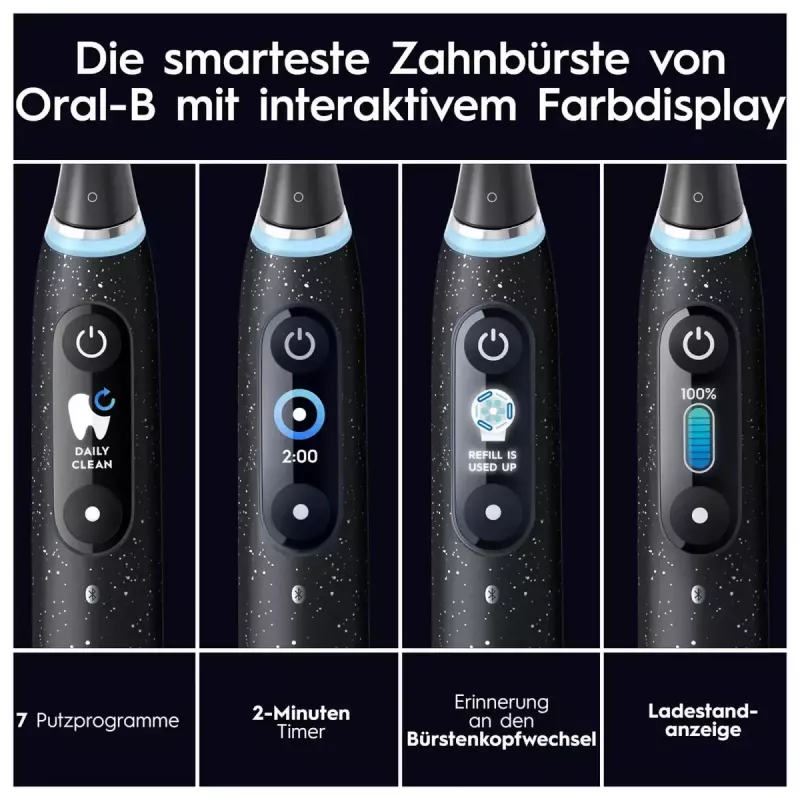 Oral-B iO iO10 Elektryczna szczoteczka rotacyjna dla dorosłych Czarna