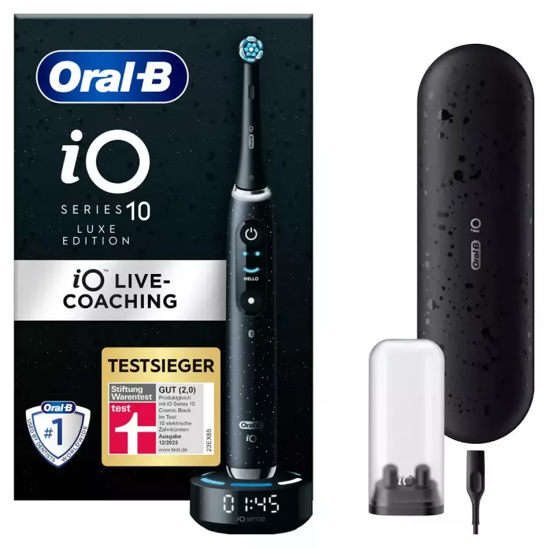 Oral-B iO iO10 Elektryczna szczoteczka rotacyjna dla dorosłych Czarna