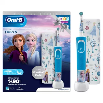 Oral-B Vitality Pro Frozen Dziecięca szczoteczka rotacyjno-oscylacyjna Czarny, Szary