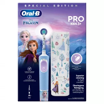 Oral-B Vitality Pro Frozen Dziecięca szczoteczka rotacyjno-oscylacyjna Czarny, Szary