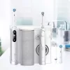 Obrotowo-oscylacyjna szczoteczka do zębów Oral-B iO6 biały dla dorosłych, zasilana baterią, 2 końcówki