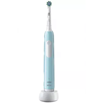 Szczoteczka obrotowa Oral-B Pro 1 Cross Action dla dorosłych, niebiesko-biała