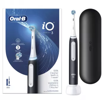 Oral-B szczoteczka elektryczna Dla dorosłych Rotacyjno-oscylacyjna szczoteczka do zębów Czarny Biały