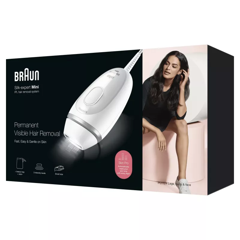 Epilator Braun Silk-expert Mini PL1124 Intense pulsed light IPL biały