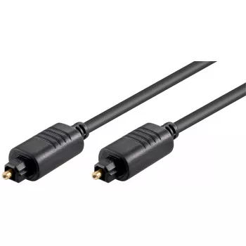 Optyczny kabel audio TOSLINK GOOBAY 50565 — 2 m, męski-męski, czarny