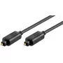 Optyczny kabel audio TOSLINK GOOBAY 50565 — 2 m, męski-męski, czarny