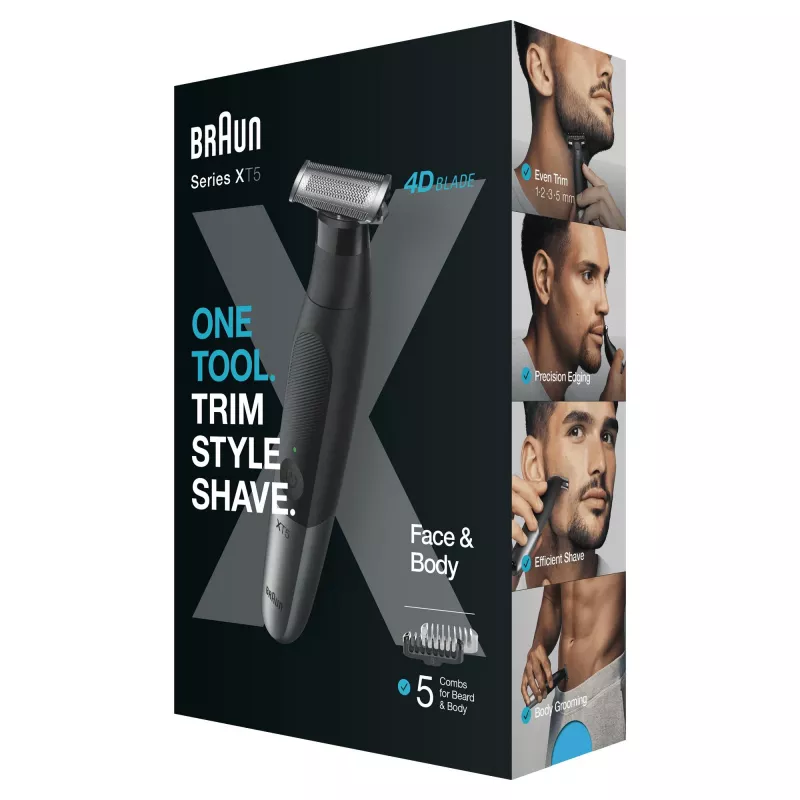 Braun XT5100 Series X hybrydowy trymer do twarzy i ciała