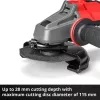 Bezprzewodowa szlifierka kątowa EINHELL AXXIO 18/115 — 18 V, tarcza 115 mm, tylko korpus (bez akumulatora/ładowarki)