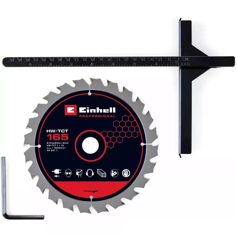 Akumulatorowa pilarka tarczowa EINHELL Professional TP-CS 18/165 Li BL, 18 V, solo (bez akumulatora/ładowarki)