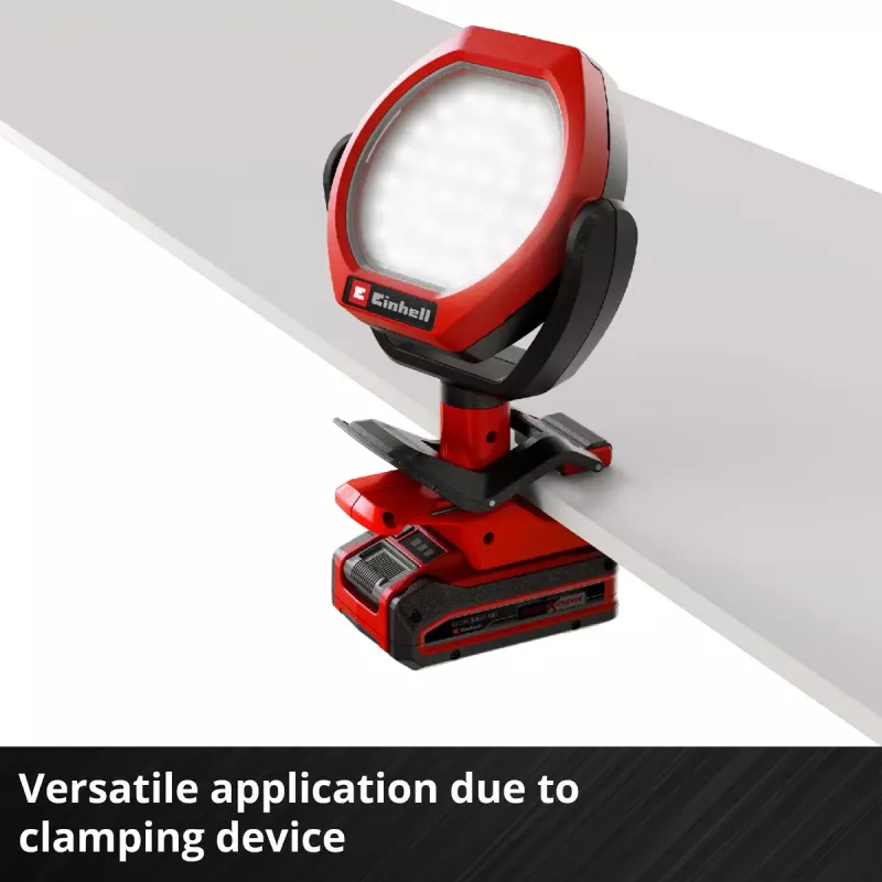Lampa zewnętrzna akumulatorowa EINHELL GC-OL 18/1500 Li‑Solo — światło LED, bateria i ładowarka nie są dołączone