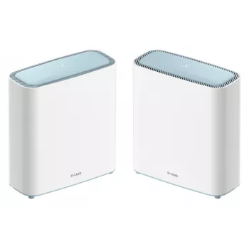 D-Link EAGLE PRO AI AX3200 Mesh System (2 szt.), Biały, System mesh, Status, Zasilanie, 510 m², Dwuzakresowy (2,4 GHz / 5 GHz), Wi-Fi 6 (802.11ax)