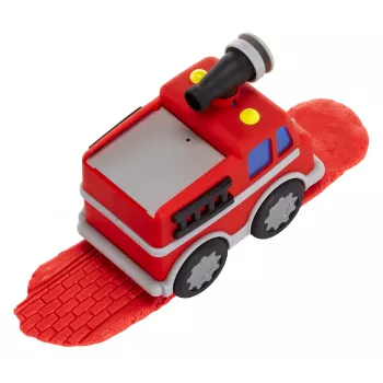 MGA Entertainment DohKins Wóz strażacki i strażak, Zestaw masy plastycznej, Wielokolorowy, Dziecko, Chłopiec/Dziewczynka, 3 lat(a), 99 lat(a)