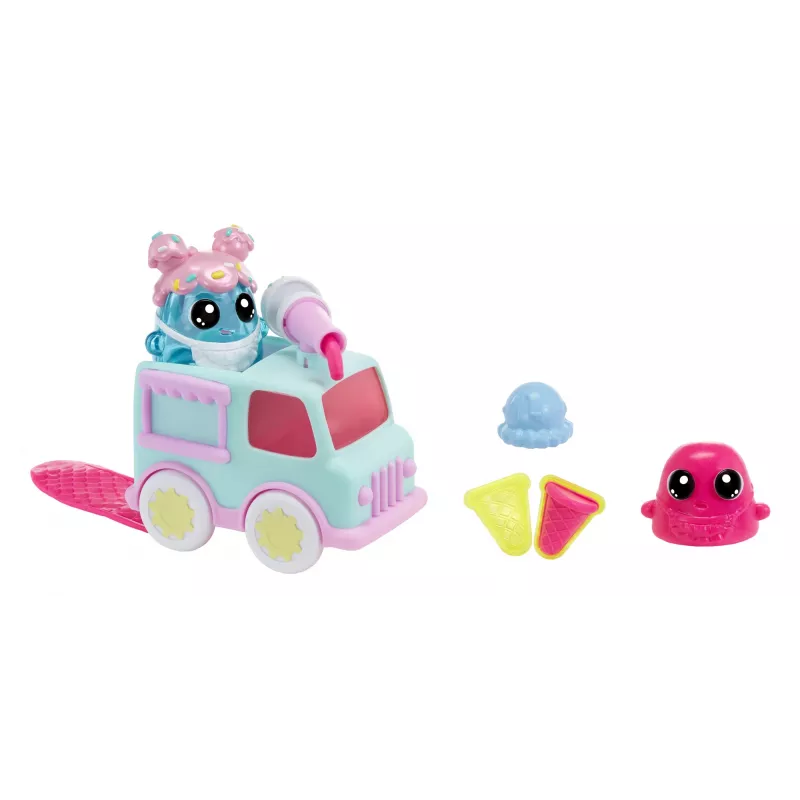 MGA Entertainment DohKins Ice Cream Truck & Baker, Zestaw ciastoliny do modelowania, Wielokolorowy, Dziecko, Chłopiec/Dziewczynka, 3 lat(a), 99 lat(a)