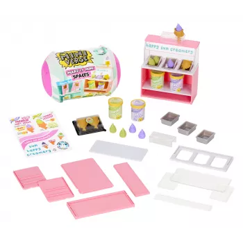 Miniverse Spaces Furniture Pack w PDQ, Kawiarnia, 8 lat, Wielokolorowy, Plastik