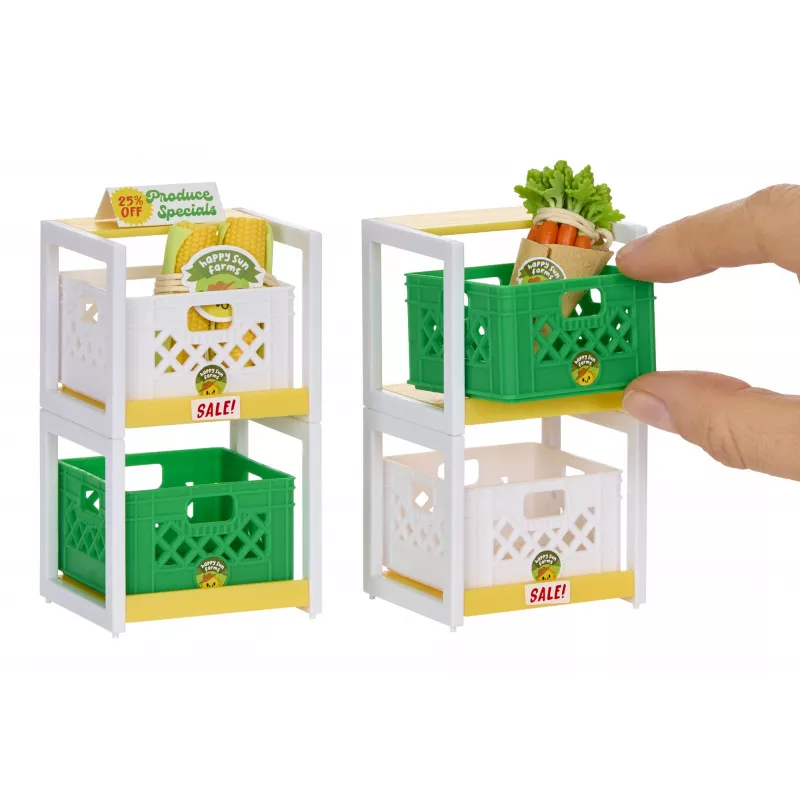 Miniverse Spaces Furniture Pack w PDQ, Kawiarnia, 8 lat, Wielokolorowy, Plastik