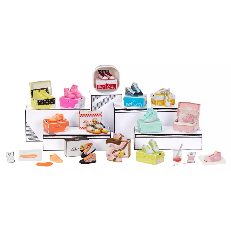 Miniverse Make It Mini Sneakers w PDQ, 8 lat, Wielokolorowy, Plastik
