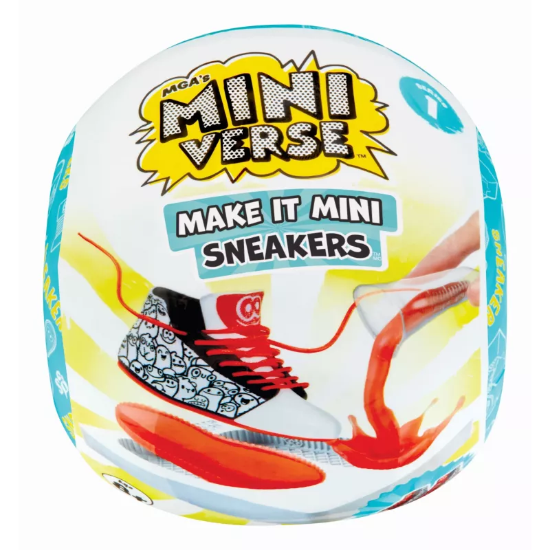 Miniverse Make It Mini Sneakers w PDQ, 8 lat, Wielokolorowy, Plastik