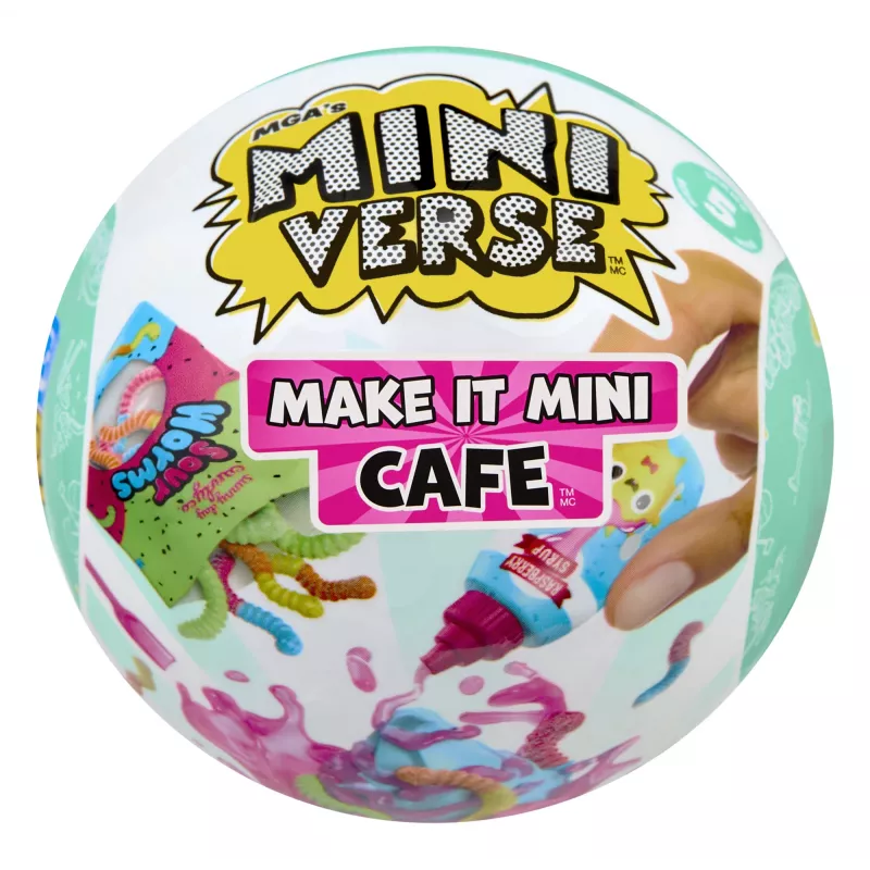 Miniverse Make It Mini Foods: Cafe w PDQ Seria 5 (Fala A), 8 lat, Wielokolorowy, Plastik