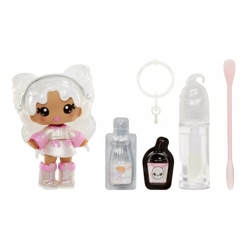 MGA Entertainment Yummiland Lip Gloss lalka Series 2- Mystery Chase 2 (Neopolitan/Avery Ice Cream)