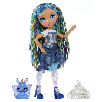 Rainbow High Rainbow Shimmers lalka modowa ze slime - Skyler (niebieska)