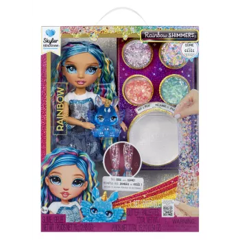 Rainbow High Rainbow Shimmers lalka modowa ze slime - Skyler (niebieska)