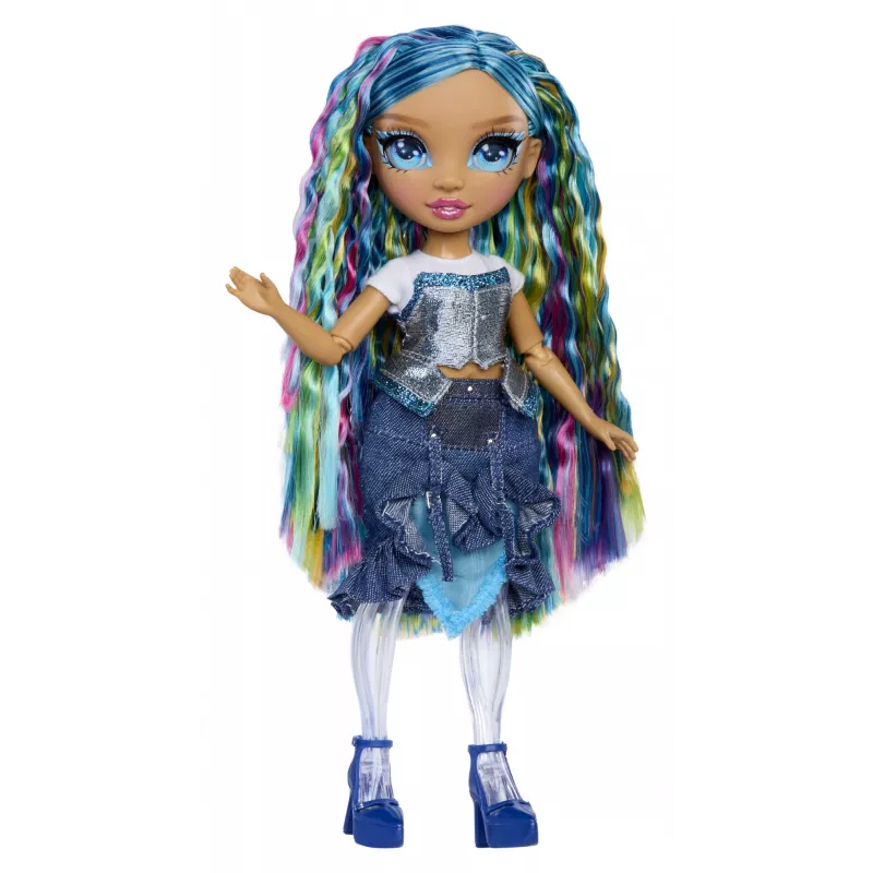 Rainbow High Rainbow Shimmers lalka modowa ze slime - Skyler (niebieska)