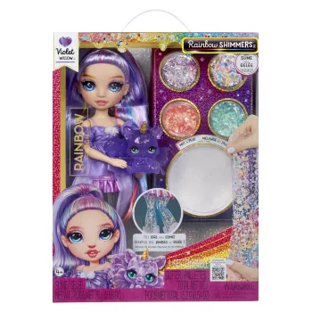 Rainbow High Rainbow Shimmers ze slime Lalka Fashion - Violet (fioletowa)