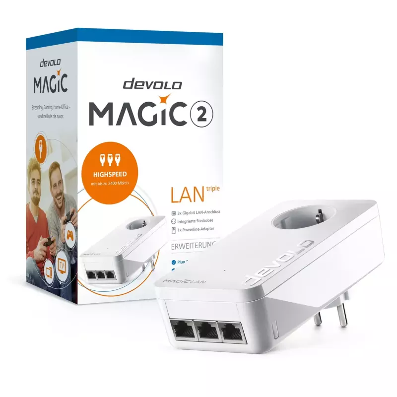 Adapter sieciowy Ethernet Devolo Magic 2 LAN triple