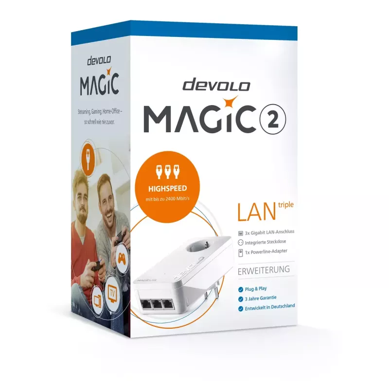 Adapter sieciowy Ethernet Devolo Magic 2 LAN triple
