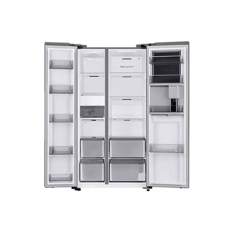 Samsung RH69B8920S9/EG lodówka side-by-side Wolnostojąca 645 L Stal nierdzewna