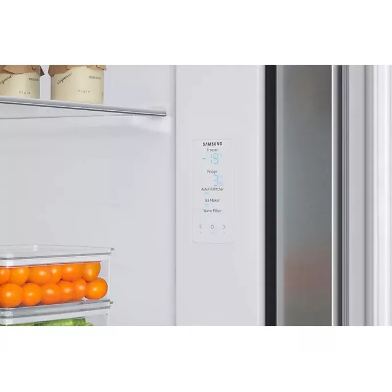 Samsung RH69B8920S9/EG lodówka side-by-side Wolnostojąca 645 L Stal nierdzewna