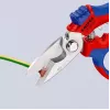 Knipex 95 05 20 SB szczypce Stal nierdzewna Plastikowa rączka Niebieski Czerwony