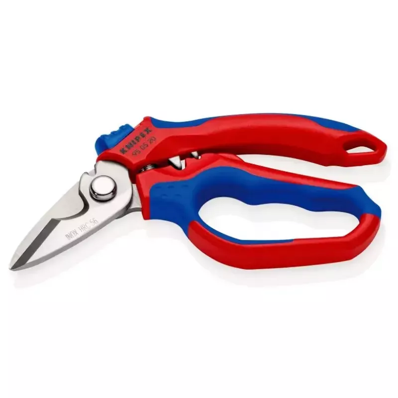 Knipex 95 05 20 SB szczypce Stal nierdzewna Plastikowa rączka Niebieski Czerwony