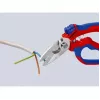 Knipex 95 05 20 SB szczypce Stal nierdzewna Plastikowa rączka Niebieski Czerwony