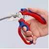 Knipex 95 05 20 SB szczypce Stal nierdzewna Plastikowa rączka Niebieski Czerwony