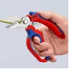 Knipex 95 05 20 SB szczypce Stal nierdzewna Plastikowa rączka Niebieski Czerwony