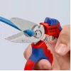 Knipex 95 05 20 SB szczypce Stal nierdzewna Plastikowa rączka Niebieski Czerwony