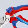 Knipex 95 05 20 SB szczypce Stal nierdzewna Plastikowa rączka Niebieski Czerwony