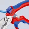 Knipex 95 05 20 SB szczypce Stal nierdzewna Plastikowa rączka Niebieski Czerwony