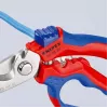Knipex 95 05 20 SB szczypce Stal nierdzewna Plastikowa rączka Niebieski Czerwony