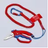 Knipex 95 05 20 SB szczypce Stal nierdzewna Plastikowa rączka Niebieski Czerwony