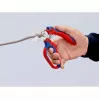Knipex 95 05 20 SB szczypce Stal nierdzewna Plastikowa rączka Niebieski Czerwony