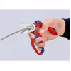 Knipex 95 05 20 SB szczypce Stal nierdzewna Plastikowa rączka Niebieski Czerwony