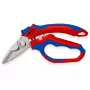 Knipex 95 05 20 SB szczypce Stal nierdzewna Plastikowa rączka Niebieski Czerwony