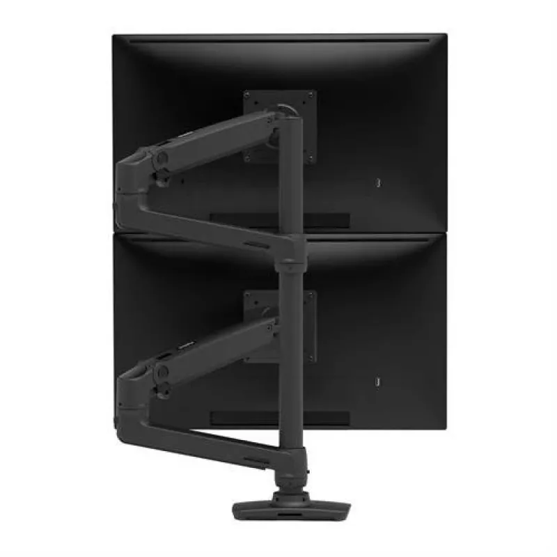 ERGOTRON LX Dual Stacking Arm, Tall Pole (Matte Czarny)