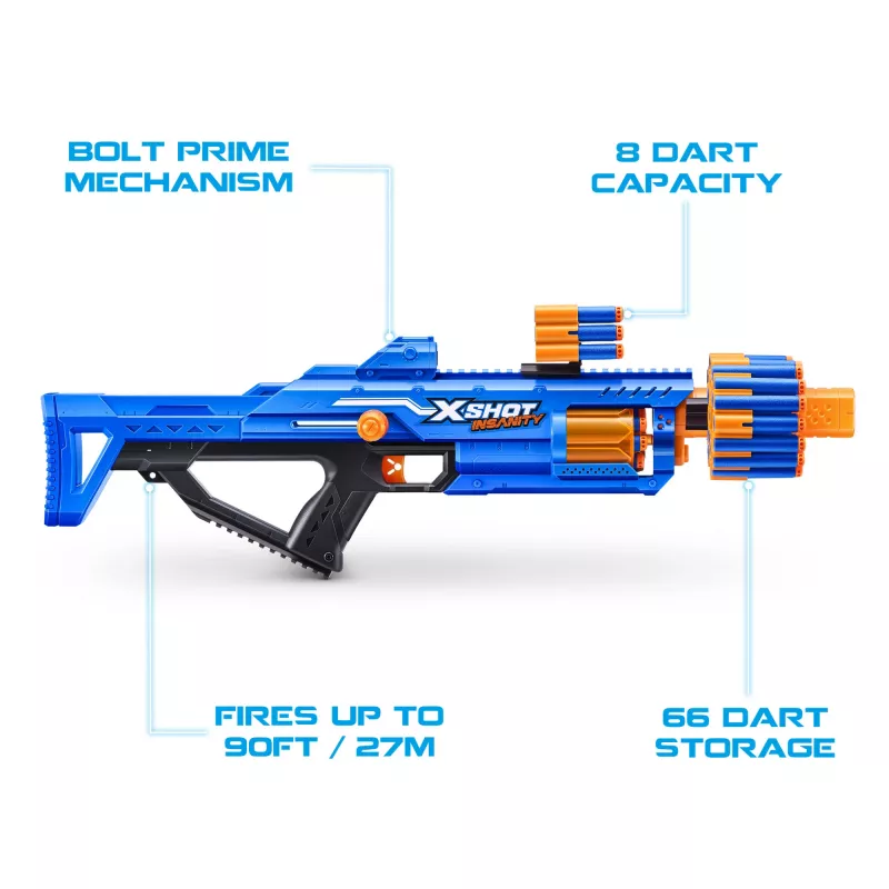 XSHOT Insanity Berzerko (48 strzałek) ZURU