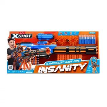 XSHOT Insanity Motorized Rage Fire (72 strzałki) ZURU